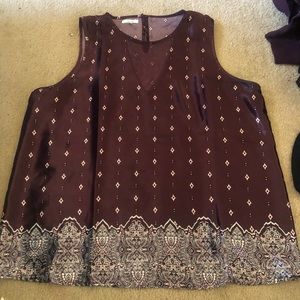 Maurices silk dress tank